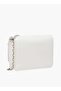 Flora Bella Embellished Crossbody Bag with Button Closure and Chain Strap - W 12 x H 8.5 x D 3 cm - 3