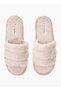 Le Confort Faux Fur Textured Slip-On Bedroom Slippers