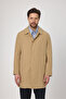 Madrid Men's Beige Peter Pan collar Spring Jacket-Trench Coat - 5