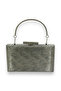 Anthracite Gray Color Laser Waterway Patterned Evening Dress Bag Evening Bag Henna Bag