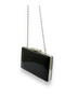 Black Kumsim Imported Evening Dress Bag with Silicone Coated Pearl Strap Evening Bag Henna - 5