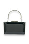 Black Color Mirror Patent Leather Metal Handle Evening Bag Evening Bag Henna Prom Invitation