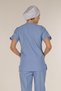 Light Blue Top Scrubs Terrycotton Doctor Nurse Jersey - 6