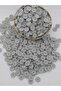 Beige Color 2 cm Diameter Polyester Button 20 Pieces. - 2
