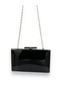 Black Kumsim Imported Evening Dress Bag with Silicone Coated Pearl Strap Evening Bag Henna - 4