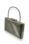2026 Collection Laser-Cut Patterned Evening Dress Bag Stylish Clutch Anthracite Gray Wedding Engagement Event. - 2