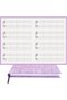 Piano Notepad (Cut Line with Left Fa Key) + Multi-Colored Planner 100% Handmade (A/5) - 5