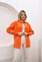 Orange Oversize Women's Shirt - 2