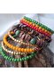Multiple Women's Bracelet with Handmade Helozen Wrapped, Authentic Ethnic Natural Stone