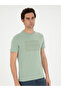 Khaki Slim Fit Crew Neck T-Shirt 50285163-Vr027 - 3