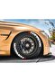 3D Tire Lettering White Hankook 4 Pieces 2.5 cm (MADE IN USA) Bombtire® - 3