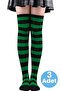 Women's Thick Stripe 3-Piece Knee High Socks - 7