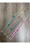 12 Pack Mix Braided Snap Buckle 50cm - Platinum & Pink & Aqua Green
