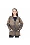 Women's Short Mink Patterned Buttoned Knitwear Winter Mother Cardigan with Pockets