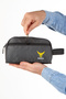 Men's Fabric Clutch Bag Water Repellent Zipper Travel Shaved Cosmetic Bag - 8
