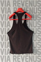 Printed Tank Top Sports Singlet - 2
