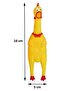 Singing Chicken Dog Toy Small 16 cm - 2