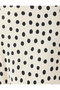 Polka dot patterned midi length flared viscose skirt. - 6