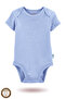 5-Piece Organic Unprinted Short Sleeve Baby Bodysuit - 7