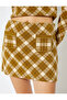 Green Women's Mini Knit Skirt - 5