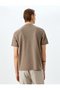 Brown Short Sleeve T-Shirt - 4