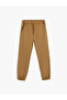 Boy's Brown Jogger Trousers