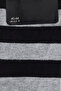 Men's Black-Grey Bamboo Single Patterned Socks - 2
