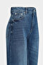 High Waist Wed Leg Mid Blue Extra Wide Leg Jeans - 2