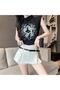 Black Anime Girl Sleeveless Crop