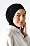 Women's Snap-Tie Hijab Ready-To-Wear Practical Shawl Black - 6