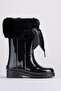 Campera Charol Soft Kids Boots Black - 2