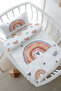 Park Bedding Duvet Cover Set (80X120) - Iconic Series - Salmon Rainbow
