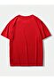Nasa Sleeve Printed Unisex Cotton Round Neck Red T-Shirt - 2