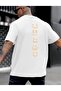 Emojis Back Printed Unisex Cotton Round Neck White T-Shirt