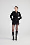 Rose Detailed Poplin Madison Shirt Black - 2