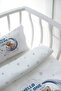 Mother's Side Crib Bedding Set (60X100) - Pure Baby Series - Bear Reaching for the Moon - 5