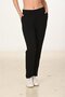 Women's Black Cotton Sweatpants 5610-S - 5