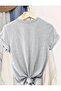 Brooklyn 1898 Printed Cotton Round Neck Gray T-Shirt - 2