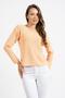 Women's V-Neck Slim Knitwear Sweater Salmon - 5