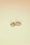 Xuping Leaf Earrings with Rhinestone - 2