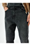 Regular Waist Cotton 90's Straight Fit Jeans - Korban Jeans - 5