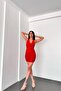 Women Halter Neck Detailed Mini Dress Dpdf033 - 4