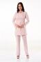 4300 Women's Maternity Pajama Set with Dressing Gown-Powder - 4