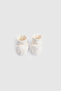Organic Cotton Baby Booties Twig Ecru - 2