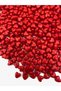 10mm Red Color Heart Model Plastic Beads, Hobby Jewelry Making Beads (25Gr, ~Medium - 50-60 Pieces) - 2