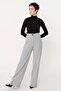High Waist Wide Leg Trousers Pn8130 - Dk14 - 2