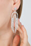 Women's Dangle Zircon Stone Trendy Earrings Model Wedding Engagement Special Day Sparkling - 5