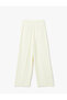 Crepe Fabric High Waist Palazzo Pants with Pockets - 4