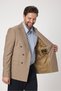 Fatuse Men's Beige Double Breasted 6 Pieces Metal Button 4 Season Blazer Jacket - 5