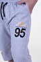 Strong Print Detailed Boy's Capri with Pockets - 5